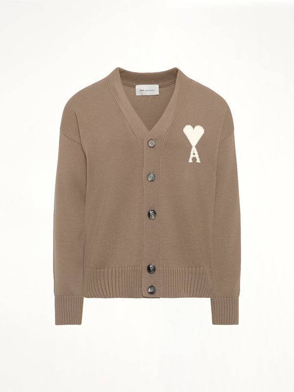 Contrasted ADC Cardigan in Beige