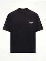 Team 247 Oversized T-Shirt in Jet Black
