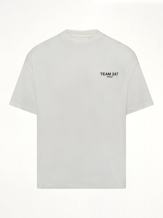 Team 247 Oversized T-Shirt in Flat White