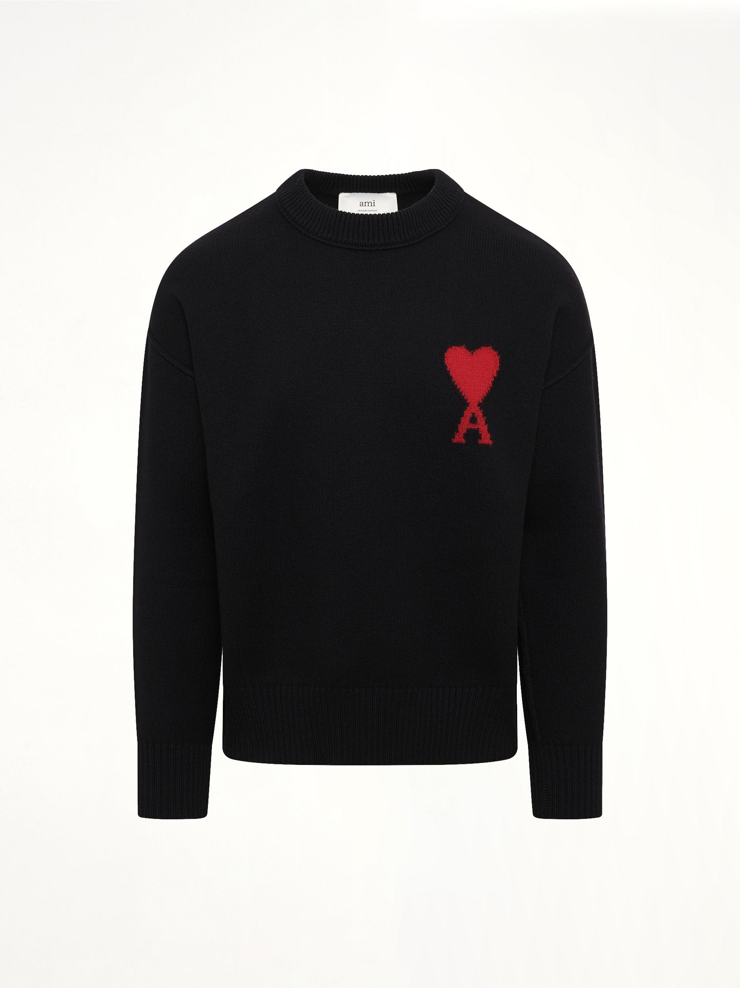 Red Ami De Coeur Sweater in Black