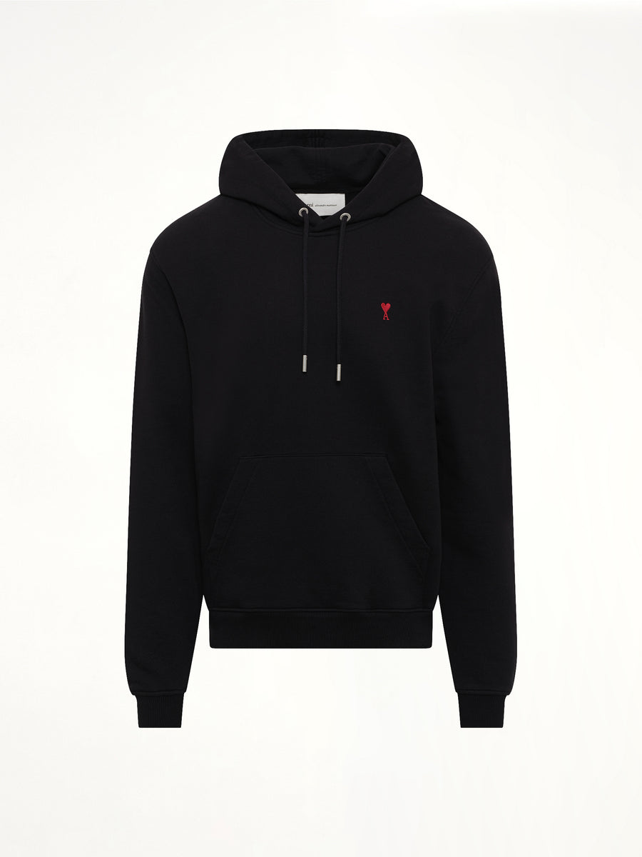 Ami De Coeur Hoodie in Black/Red