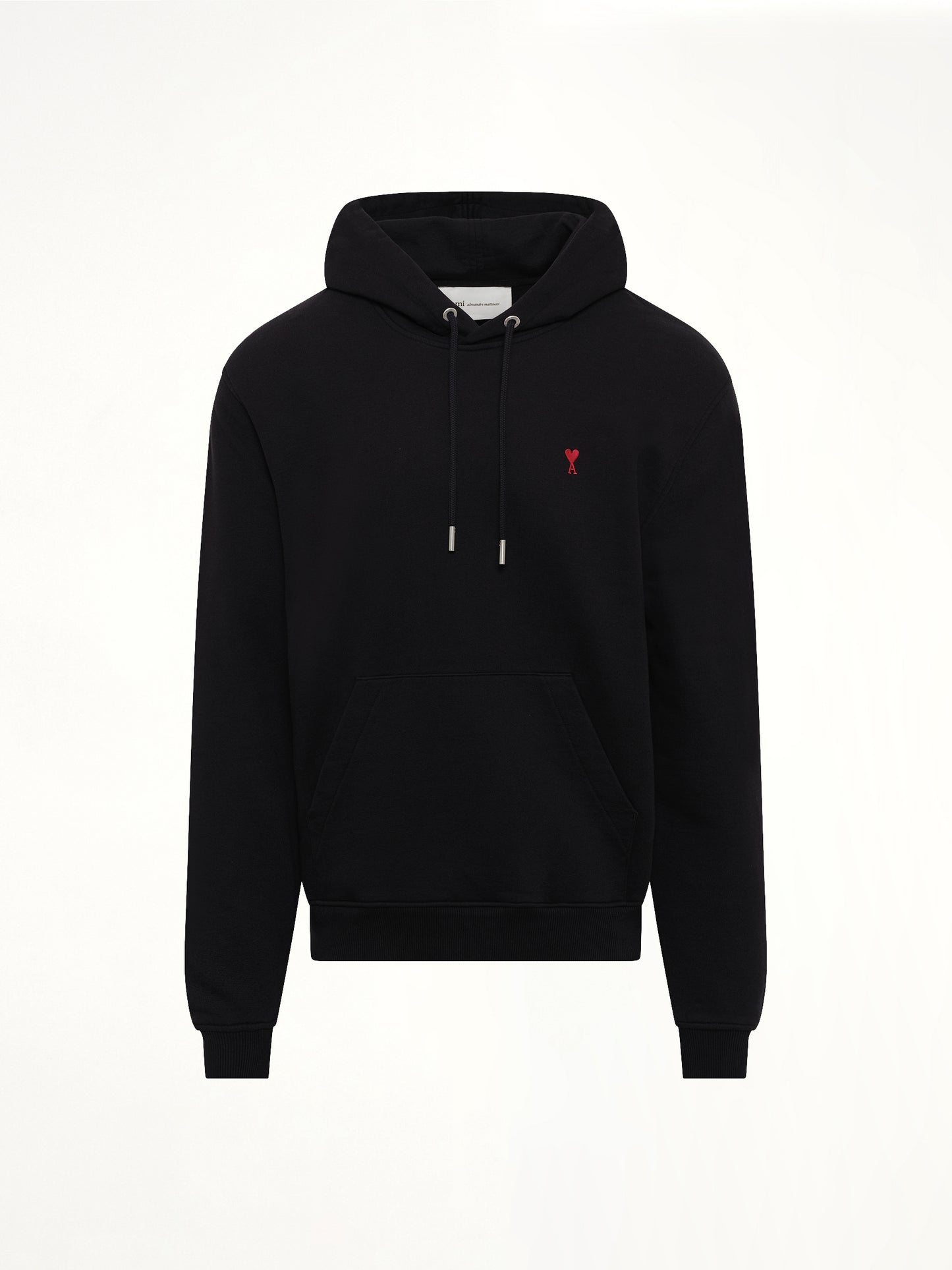Red Ami De Coeur Hoodie in Black