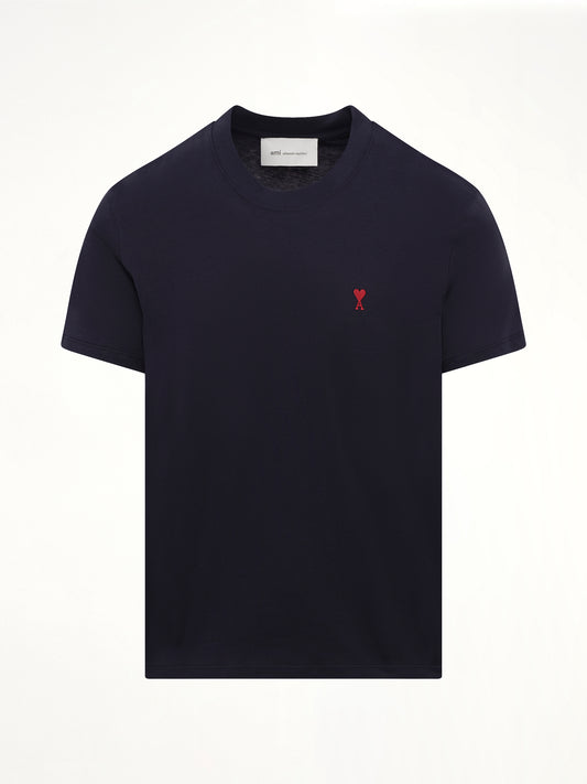 Red Ami De Coeur T-Shirt in Navy