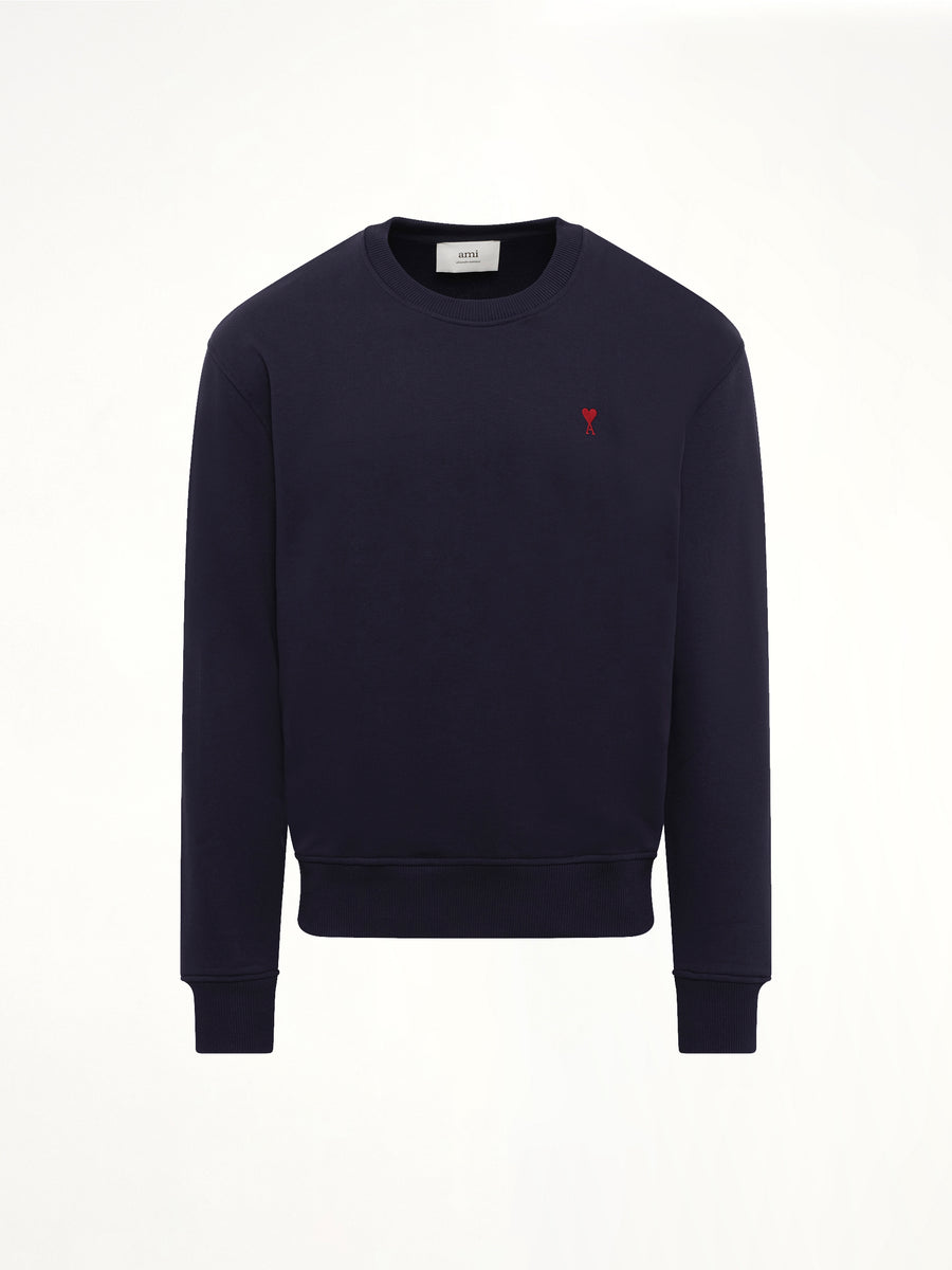 Red Ami De Coeur Sweatshirt in Navy