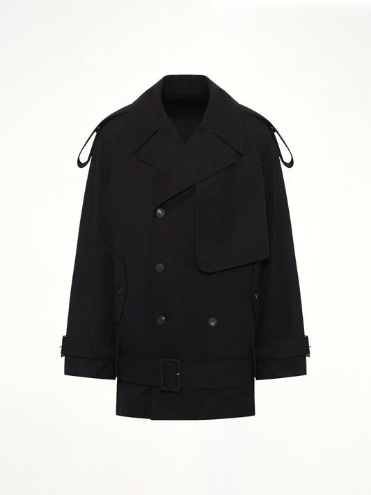 Unlined Technical Trench Coat in Bogart