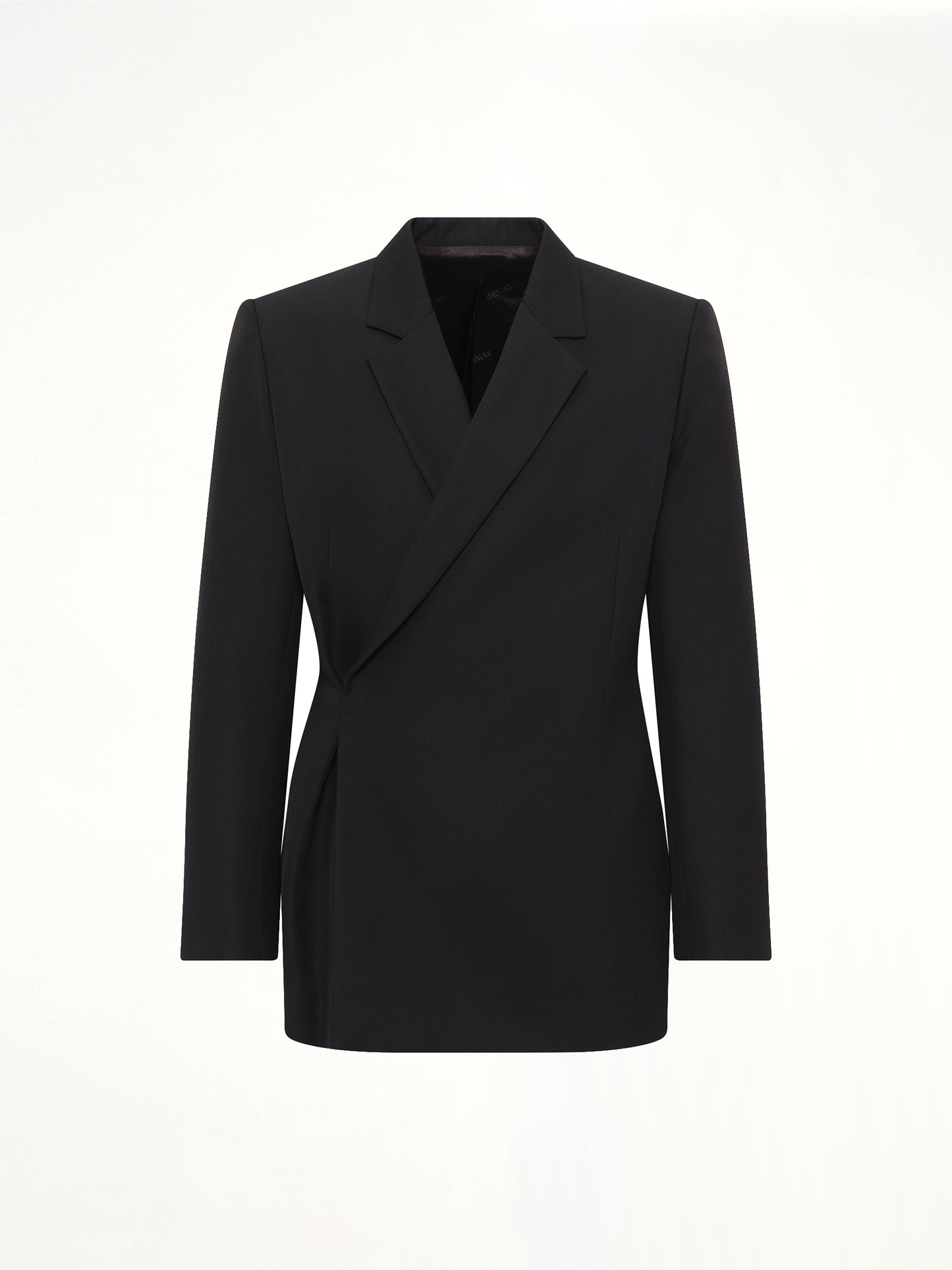 Egonic Double Breasted Jacket in Black