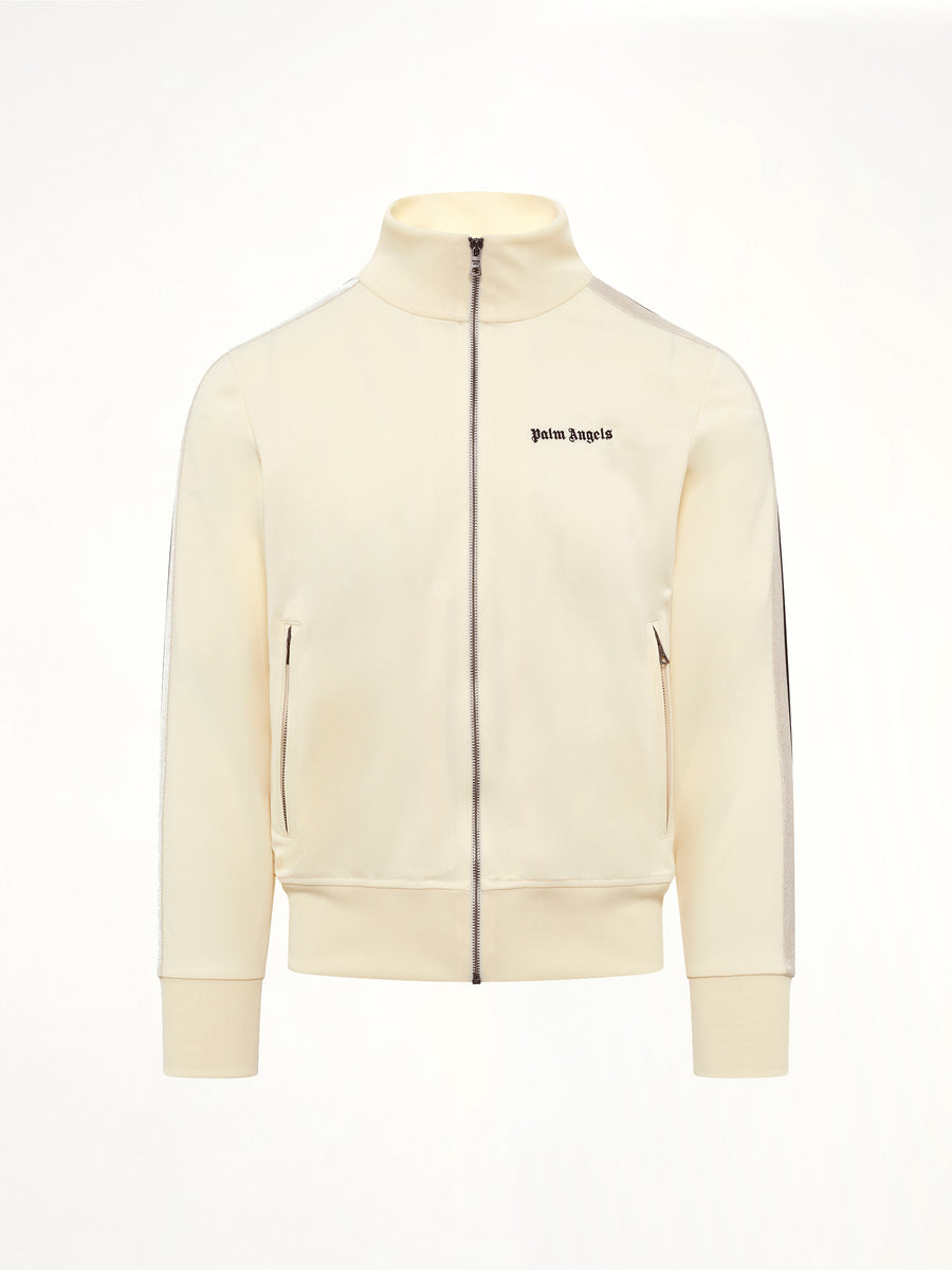 Classic Logo Track Top in Ivory/Black