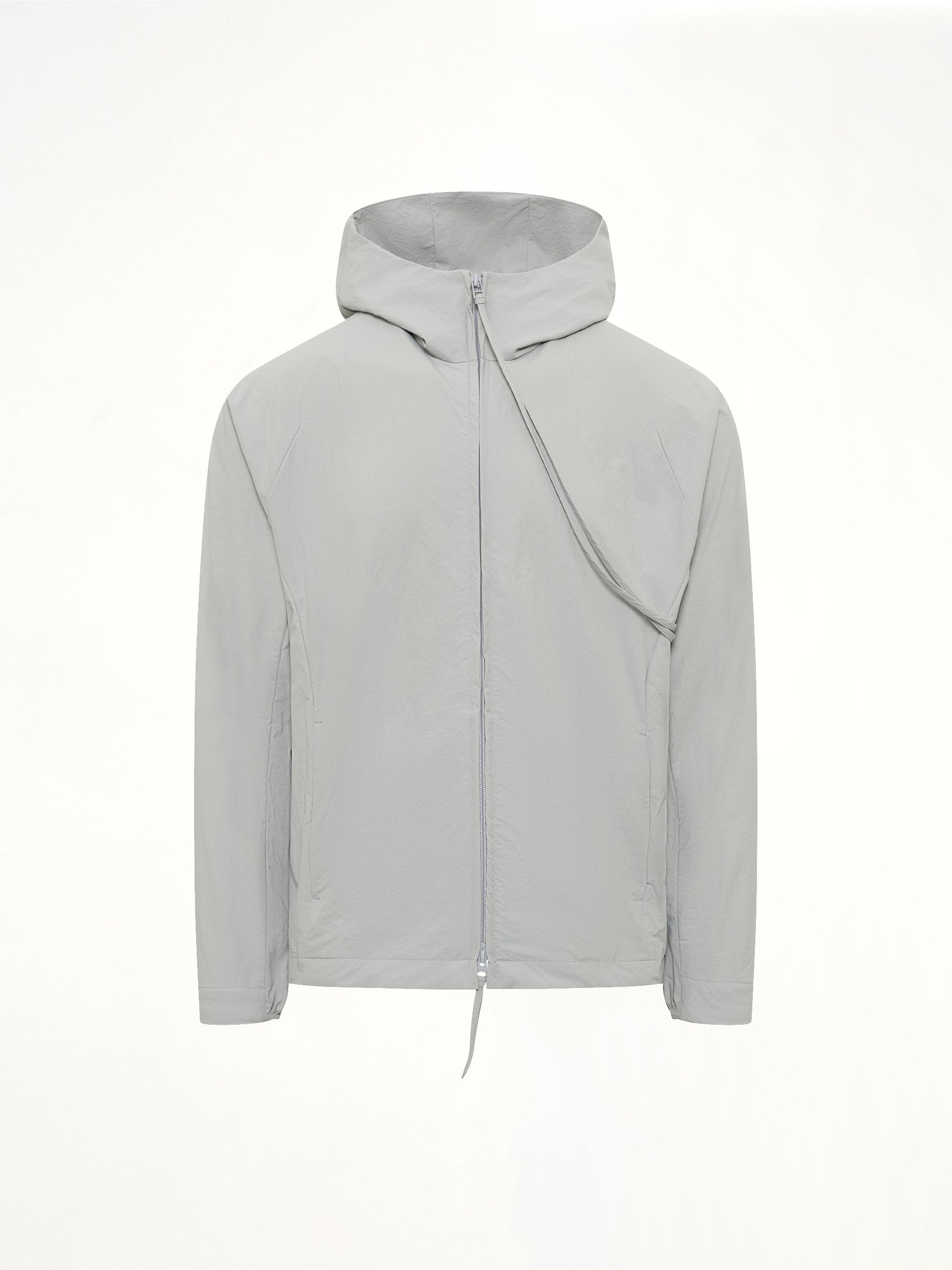 POST ARCHIVE FACTION , Opening Jacket (2026) in Light Grey Product Photo from MARAIS