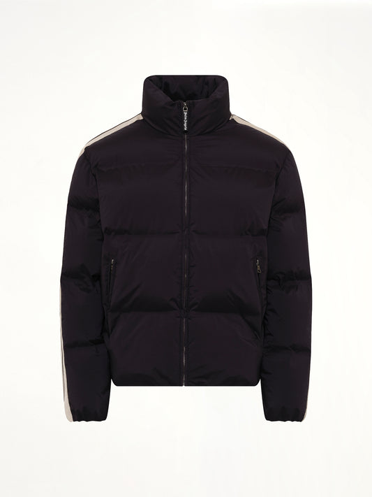 Classic Logo Track Down Jacket in Black/Tofu
