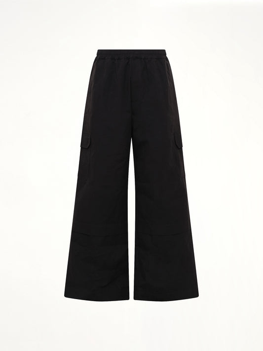 Sculpted Track Trouser in Black