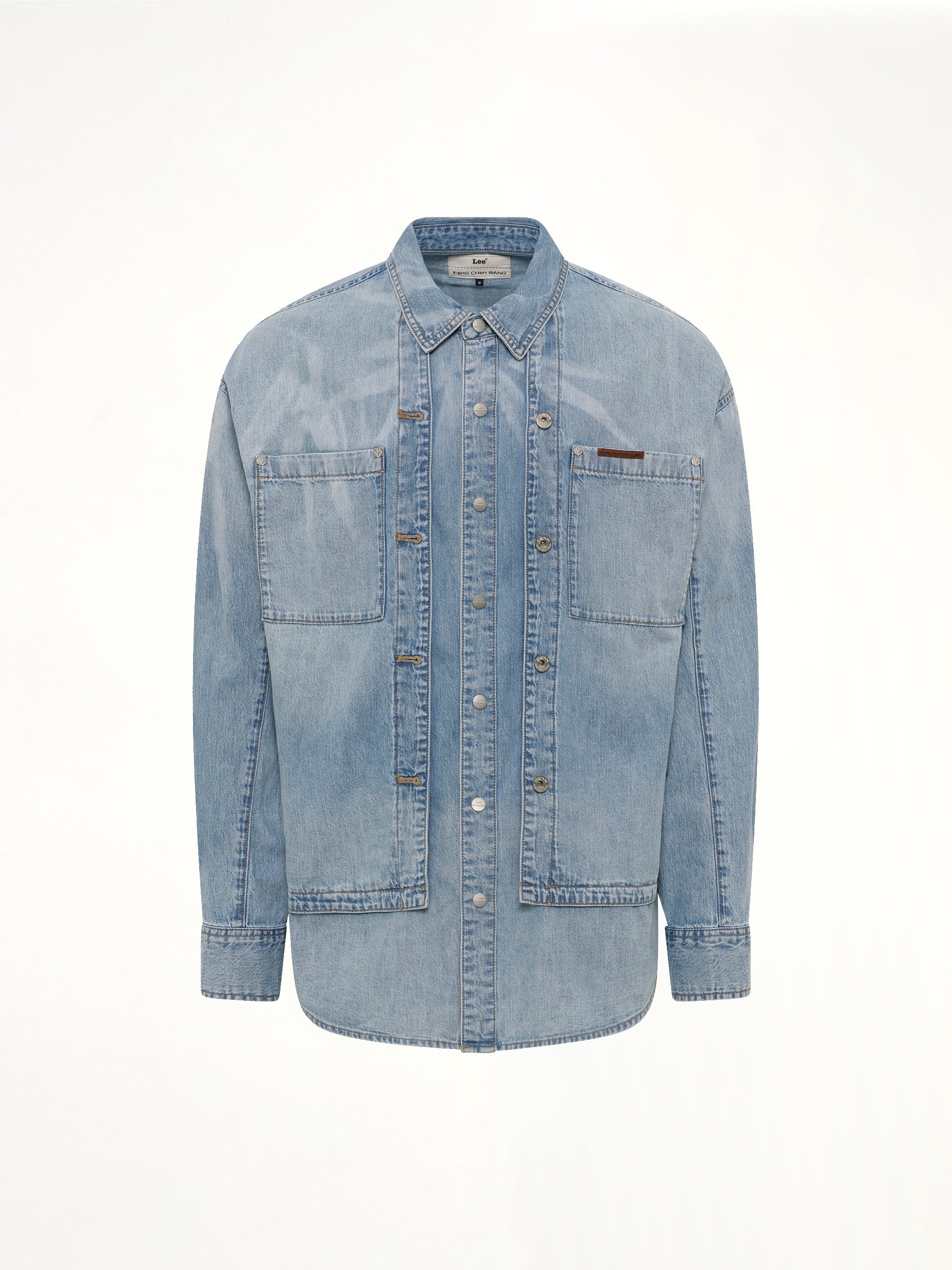 FENG CHEN WANG FCW x Lee Denim Shirt in Light Shade Product Photo from MARAIS