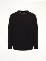Classic Logo Over T-Shirt L/S in Black/Off White
