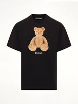 Bear Regular T-Shirt in Black/Brown