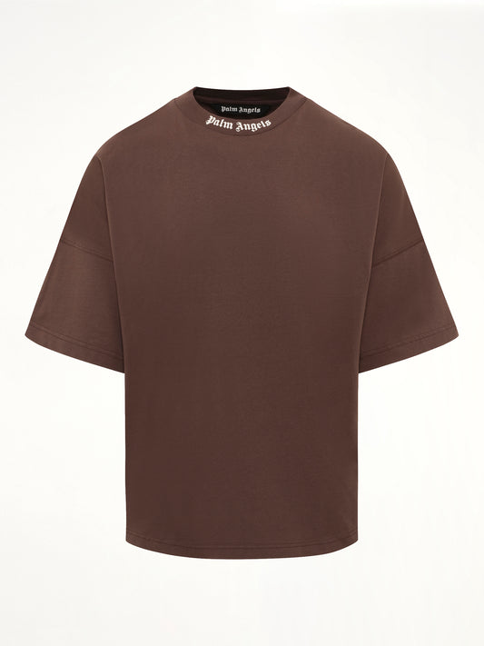 Classic Logo Over T-Shirt in Brown