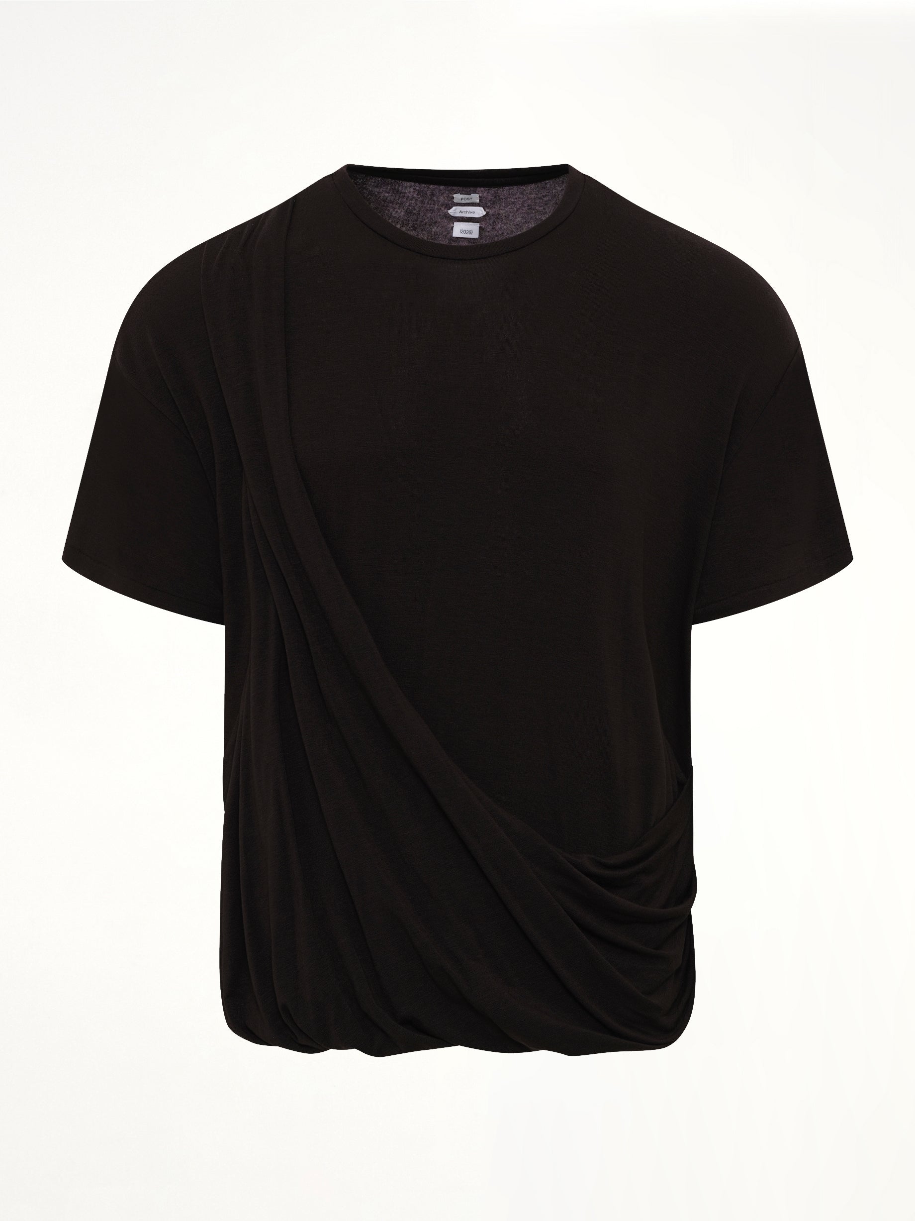 POST ARCHIVE FACTION , Drifter Tee (2026) in Black Product Photo from MARAIS