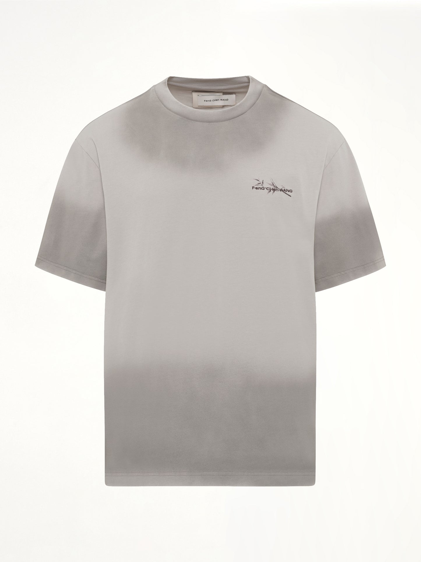Spray Painted Logo T-Shirt in Grey