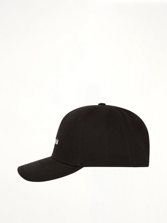 Logo Cap in Black/Off White