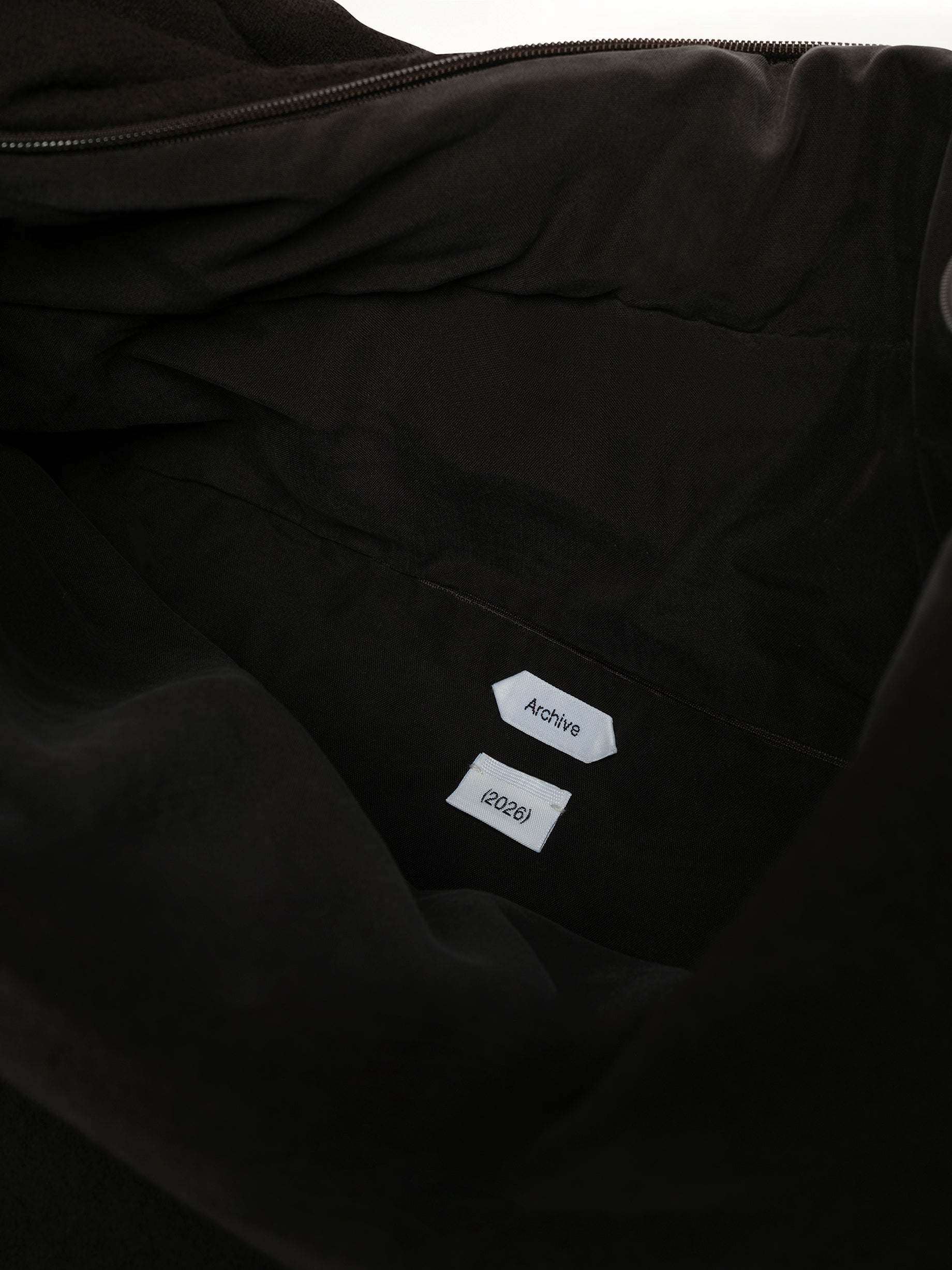 POST ARCHIVE FACTION Incheon Bag (Archive) in Black Inside View from MARAIS