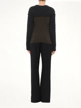 Embroidered Top in Khaki