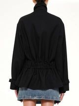 Belted Jacket in Black