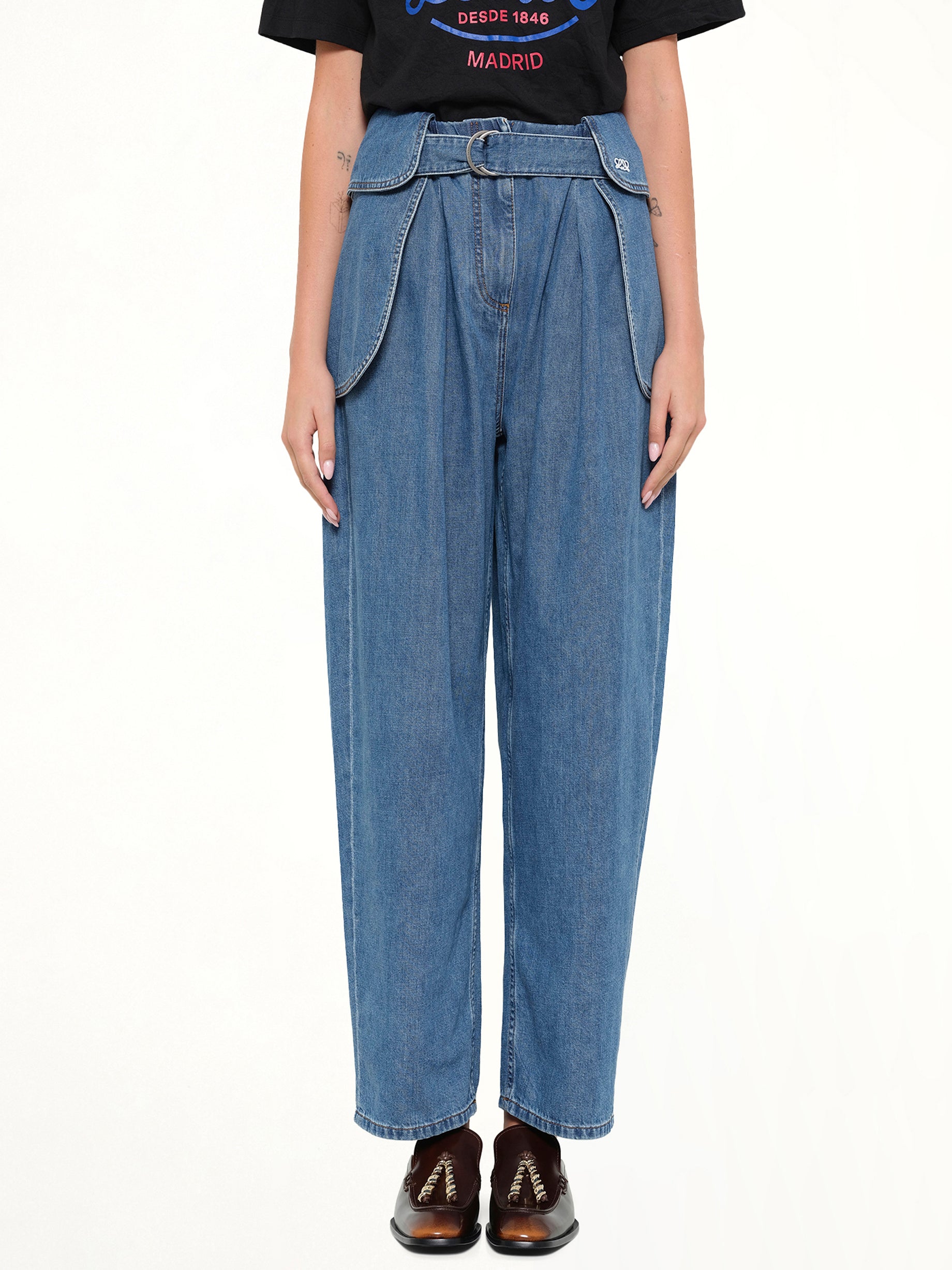 Cargo Jeans AF in Light Blue