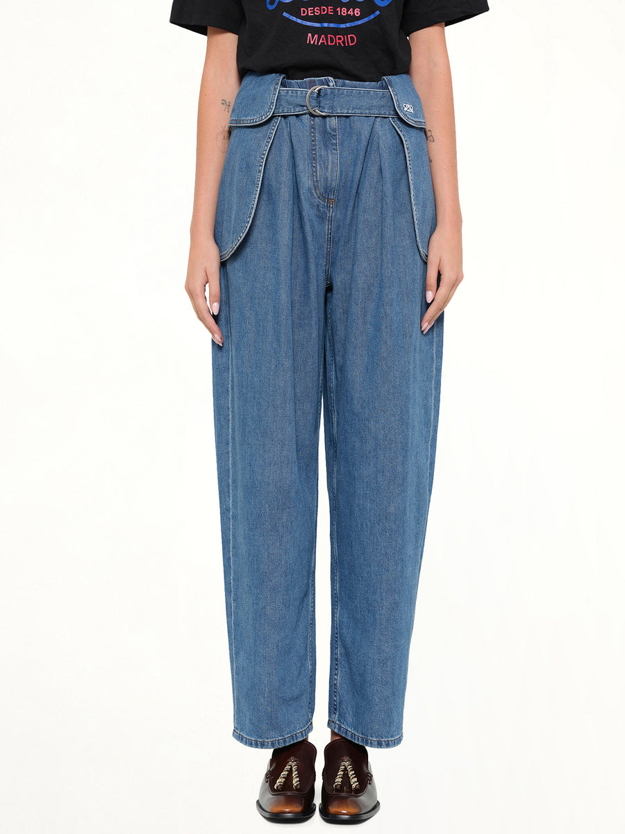 Cargo Jeans AF in Light Blue
