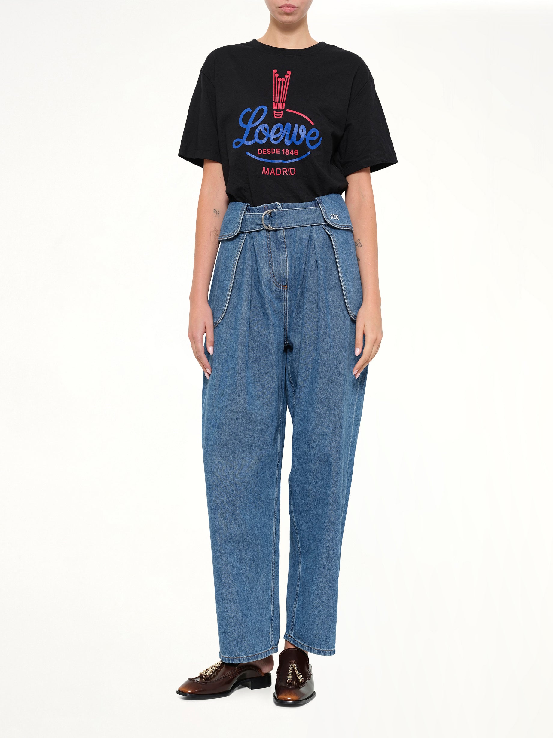 Cargo Jeans AF in Light Blue