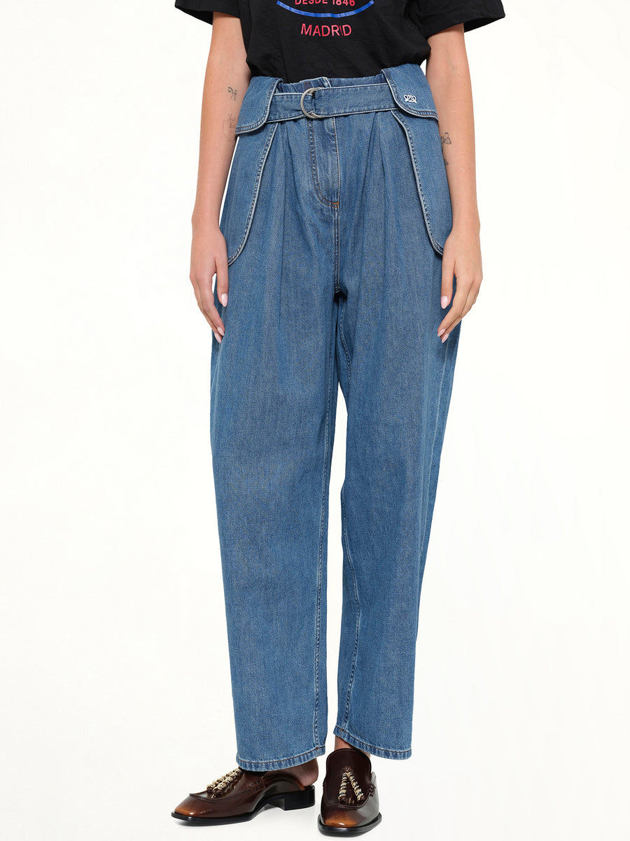 Cargo Jeans AF in Light Blue