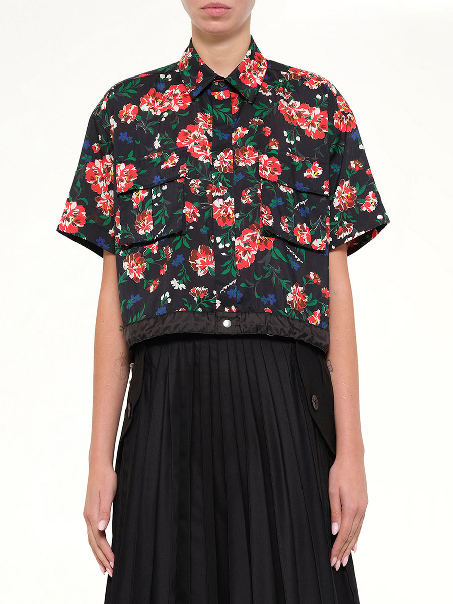 Floral Shirt in Black
