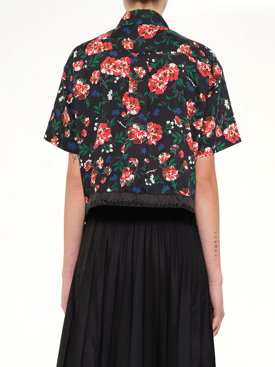 Floral Shirt in Black