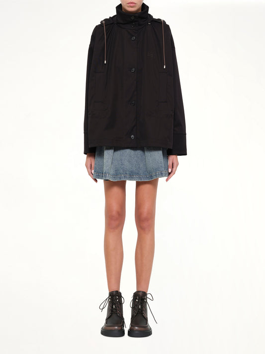 Hooded Jacket in Black