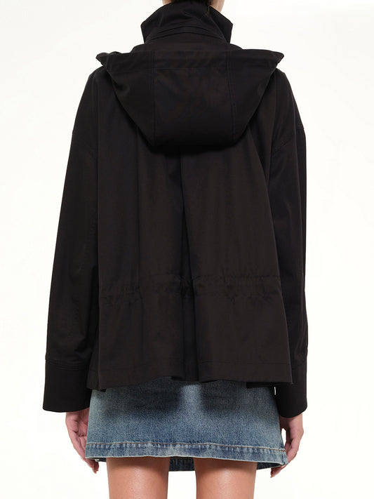 Hooded Jacket in Black
