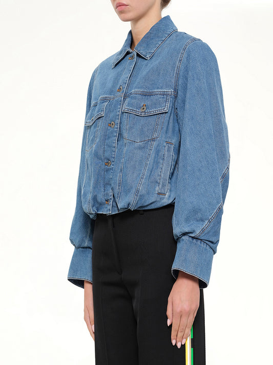 Jacket in Light Blue