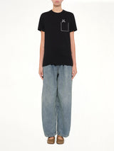 Louis Wain Regular Fit T-Shirt in Black