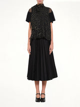Polka Dot T-Shirt in Black