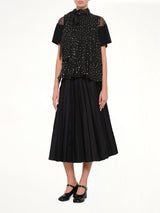 Polka Dot T-Shirt in Black