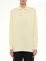 Polo Sweater in Light Yellow