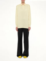 Polo Sweater in Light Yellow