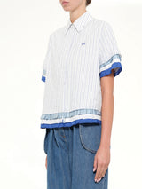 Short Sleeve Shirt in White/Multicolor