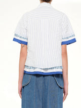 Short Sleeve Shirt in White/Multicolor