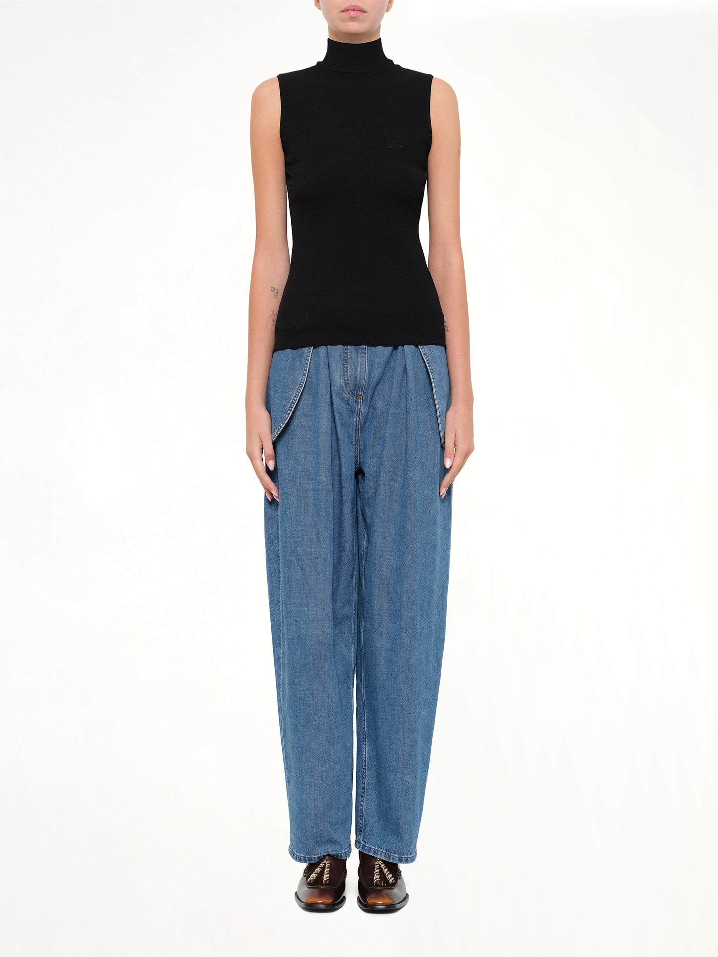 Sleeveless Top in Black