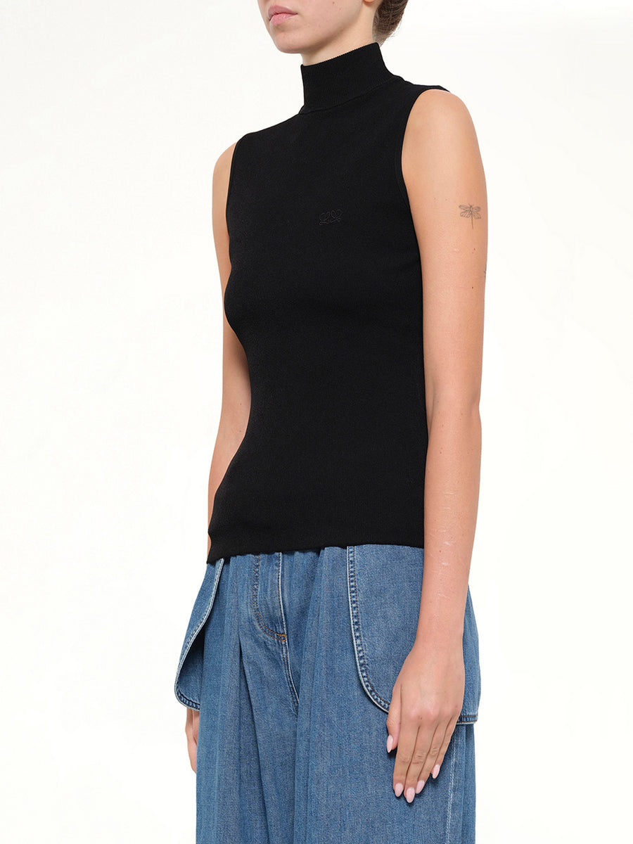 Sleeveless Top in Black