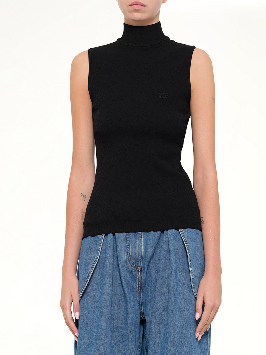 Sleeveless Top in Black