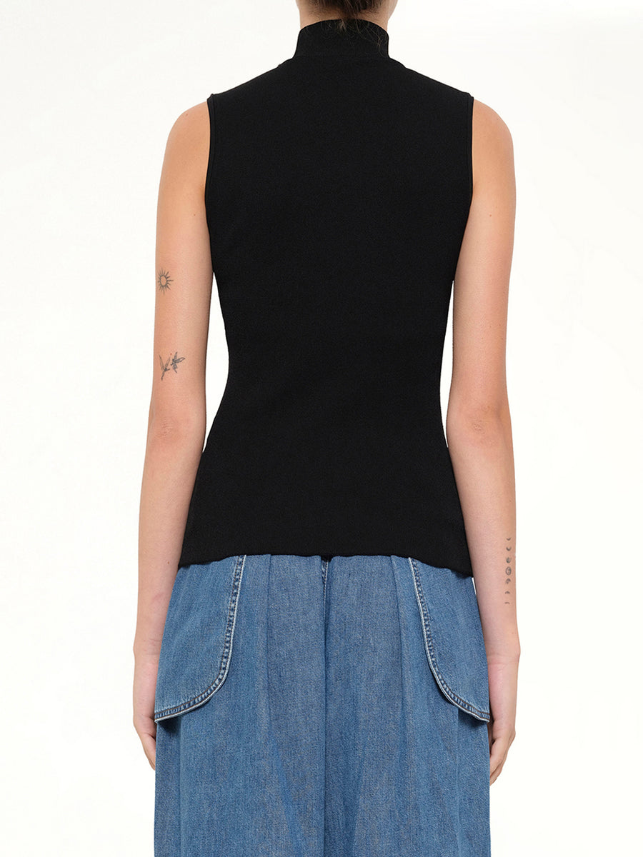 Sleeveless Top in Black