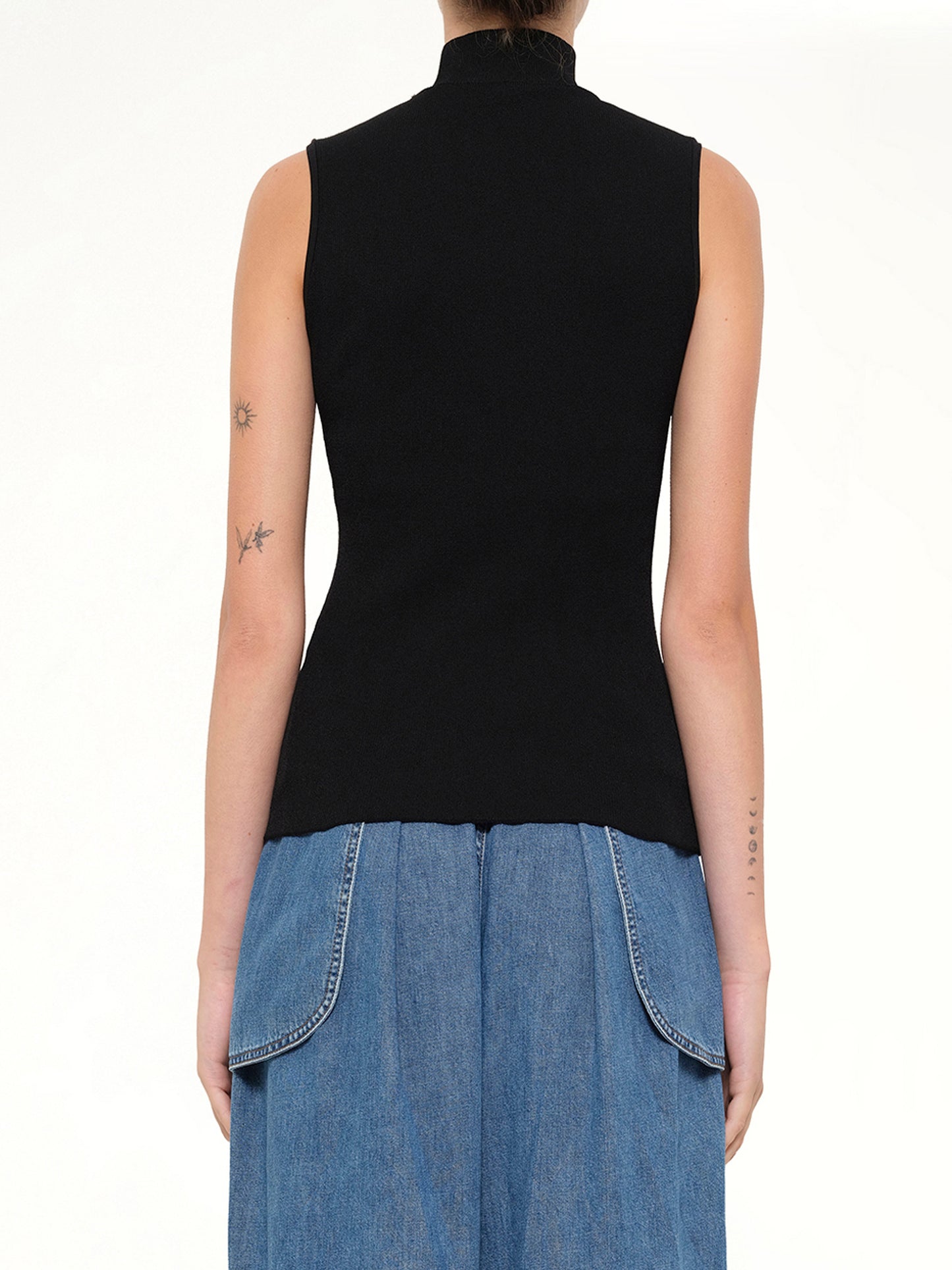 Sleeveless Top in Black