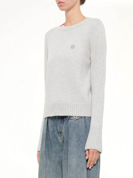 Sweater in Light Blue/Multicolour