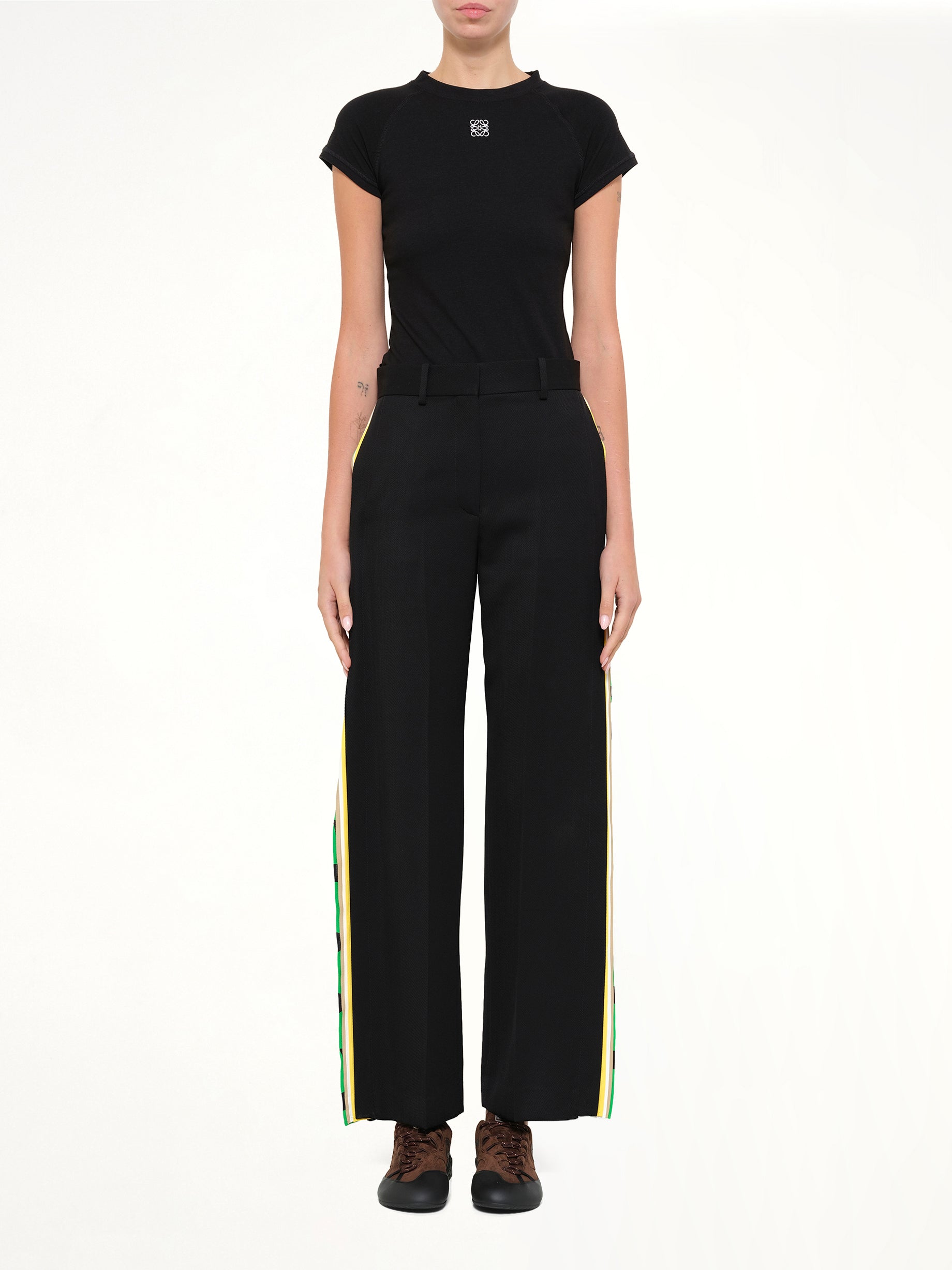 LOEWE , 
, 
, Trousers AF in Black Model View from MARAIS