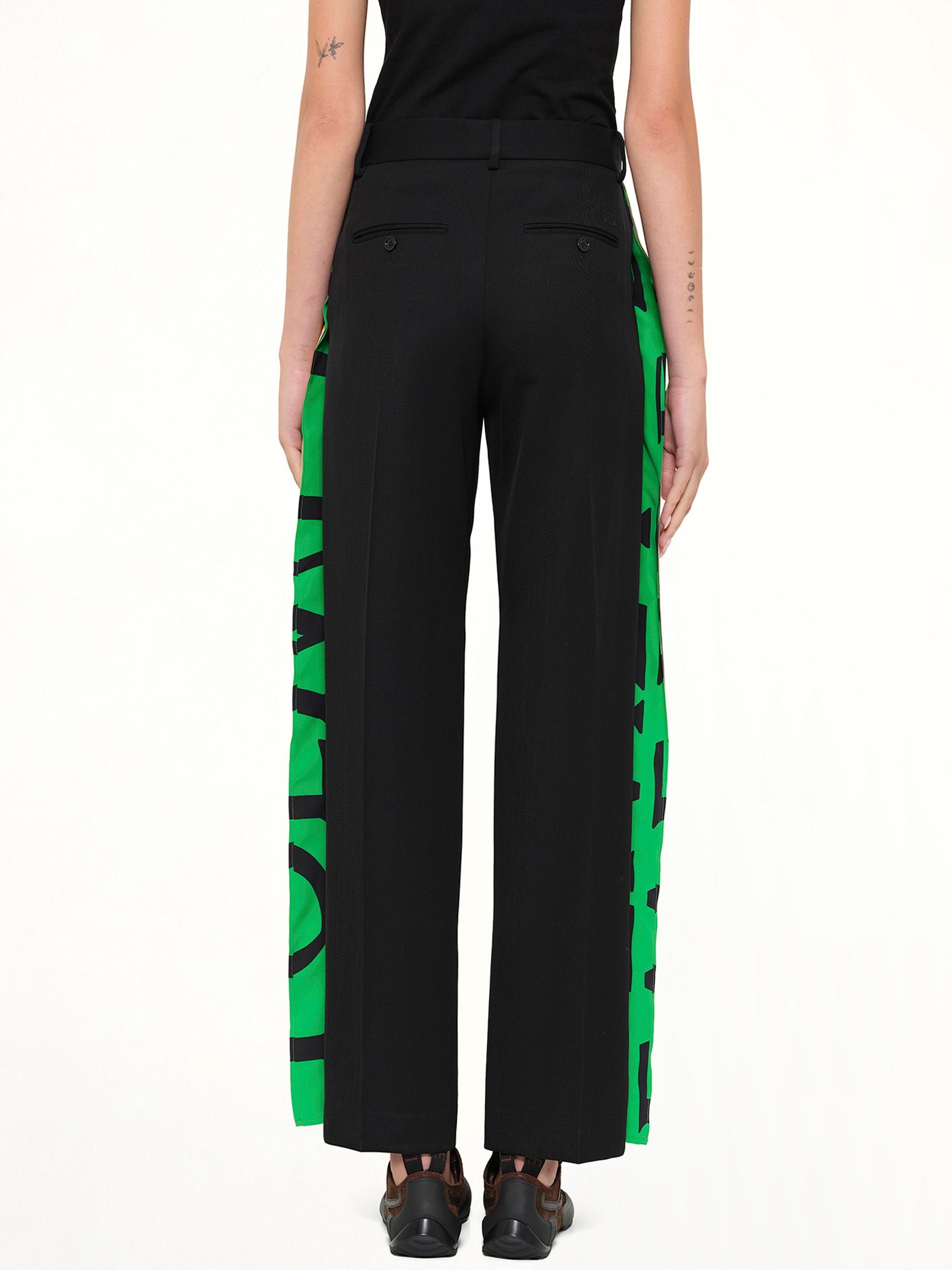 LOEWE , 
, 
, Trousers AF in Black Back View from MARAIS