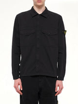 1200003 Stretch Organic Cotton Shirt in Black