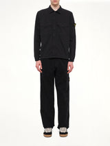 1200003 Stretch Organic Cotton Shirt in Black